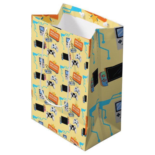 Sac Cadeau Moyen Jeu vidéo (Devant Angle)
