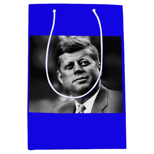 Sac Cadeau Moyen John F Kennedy Président (Devant)