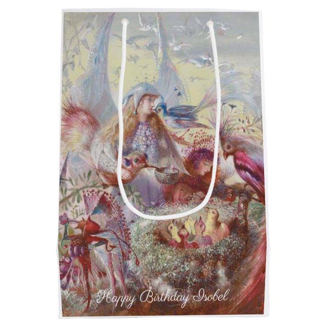 Sac Cadeau Moyen John Fitzgerald Imaginaire Fine Art Fairy (Dos)