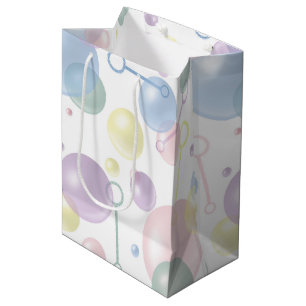 Sac Cadeau Moyen Joli Motif de bulle coloré