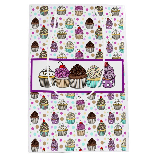 Sac Cadeau Moyen Jolie cakes Whimsical (Devant)