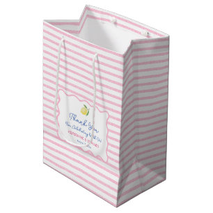 Sac Cadeau Moyen Jolie carte de remerciement de mariage aux citrons