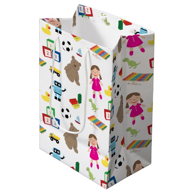 Sac Cadeau Moyen Jouets pour enfants Motif (Devant Angle)