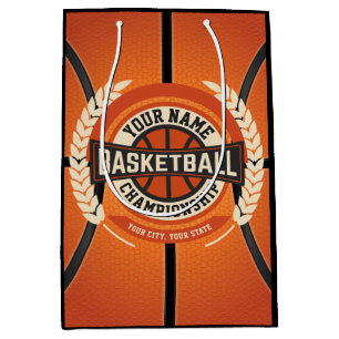 Sac Cadeau Moyen Joueur personnalisé de l'équipe de basket-ball Ath