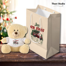 Joy en route Noël commence Camion & X-Mas Arbre