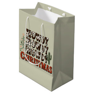 Sac Cadeau Moyen Joyeux Joyeux Joyeux Noël Cadeau de fête de famill