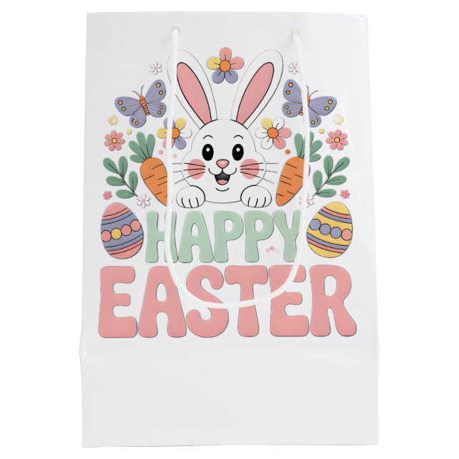 SAC CADEAU MOYEN JOYEUX PÂQUES (Dos)