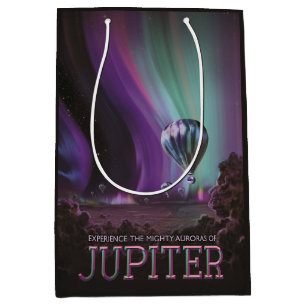 Sac Cadeau Moyen Jupiter Travel by Hot Air Balloon Bighty Aurora