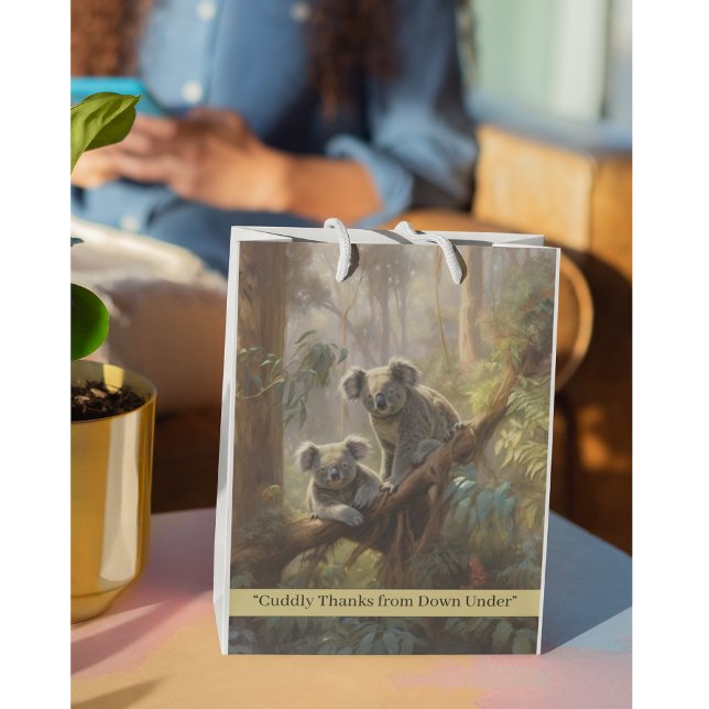 Sac Cadeau Moyen Koala Forest Dreams, coutume (Créateur téléchargé)