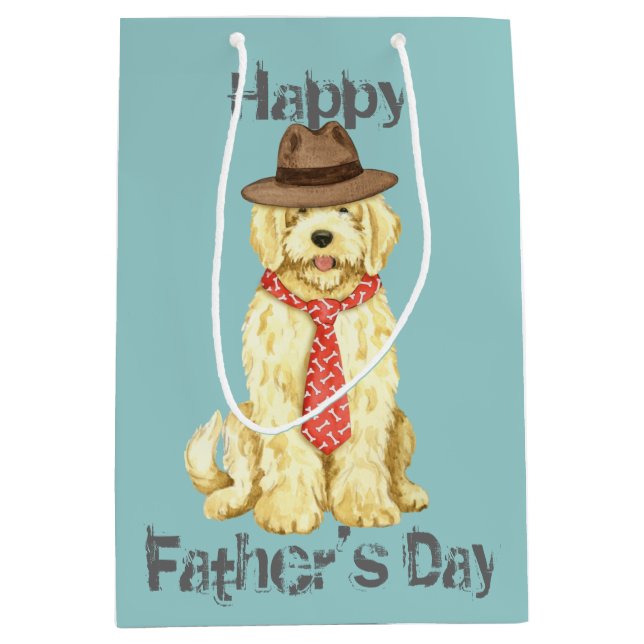 Sac Cadeau Moyen Komondor Papa (Devant)