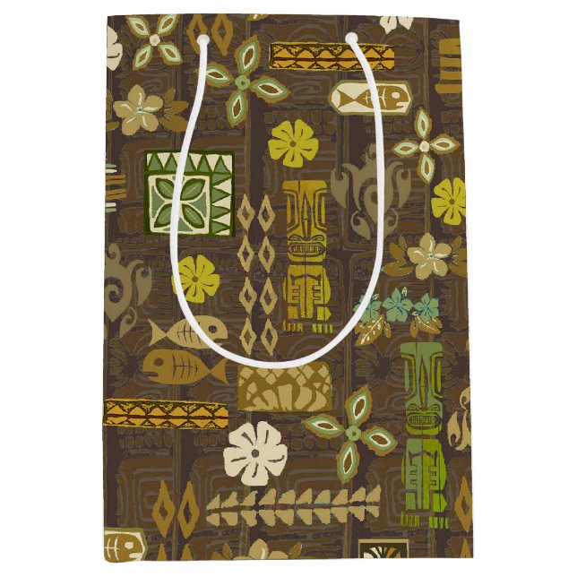 Sac Cadeau Moyen Kona Coast Tiki Tropix (Devant)