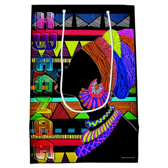 Sac Cadeau Moyen Kwanzaa (Dos)