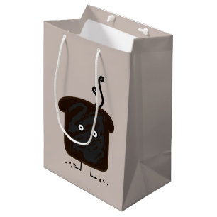 Sac Cadeau Moyen La fumée brûlée de pain grillé pane le pain de