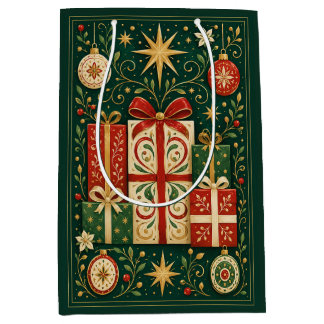 Sac Cadeau Moyen La Galerie de Cadeaux Dorés