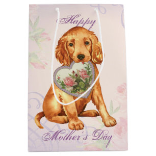 Sac Cadeau Moyen La mère de l'irlandais Setter Heart