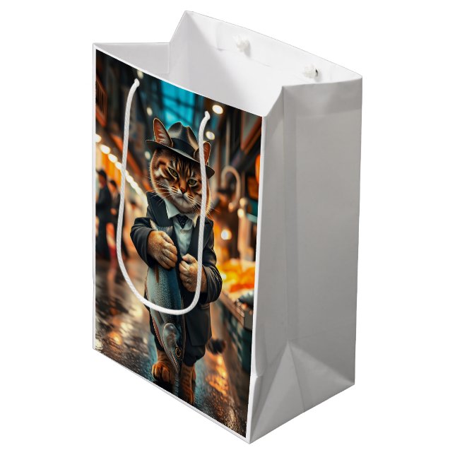 Sac Cadeau Moyen La prise du Chatpère (Devant Angle)