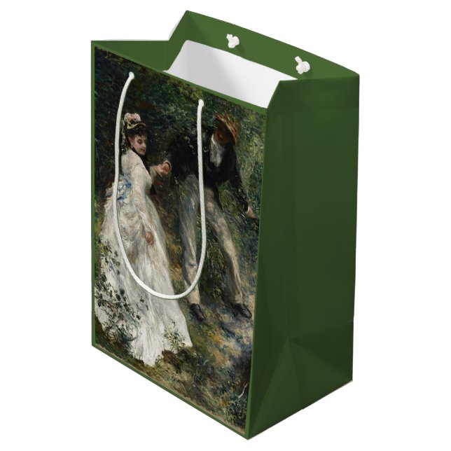 Sac Cadeau Moyen La Promenade Renoir Impressionniste Peinture Art (Dos Angle)