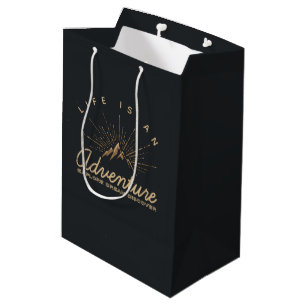 Sac Cadeau Moyen La vie est une aventure Explore Dream Découvrir