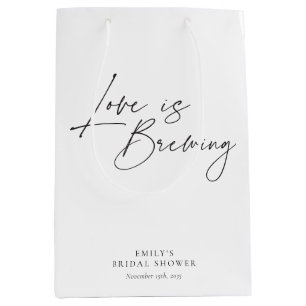 Sac Cadeau Moyen L'amour est en train de faire une Fête Florale de