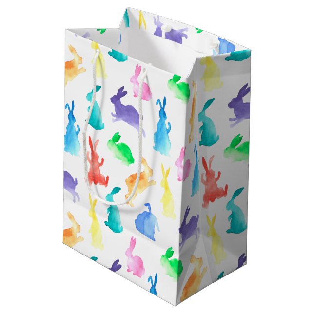 Sac Cadeau Moyen Lapins (Dos Angle)