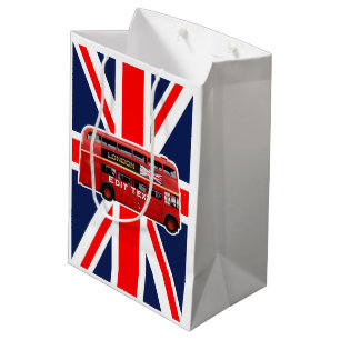 Sac Cadeau Moyen L'autobus rouge de Londres d'autobus à impériale