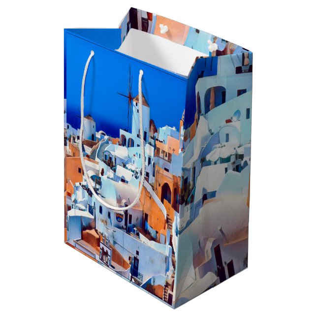 Sac Cadeau Moyen ldp OIA - labyrinthe des marches - (Dos Angle)