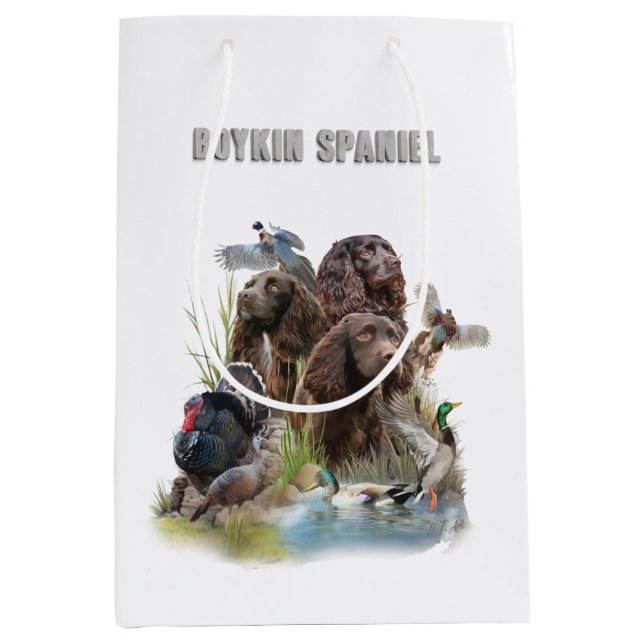 Sac Cadeau Moyen Le Boykin Spaniel (Devant)