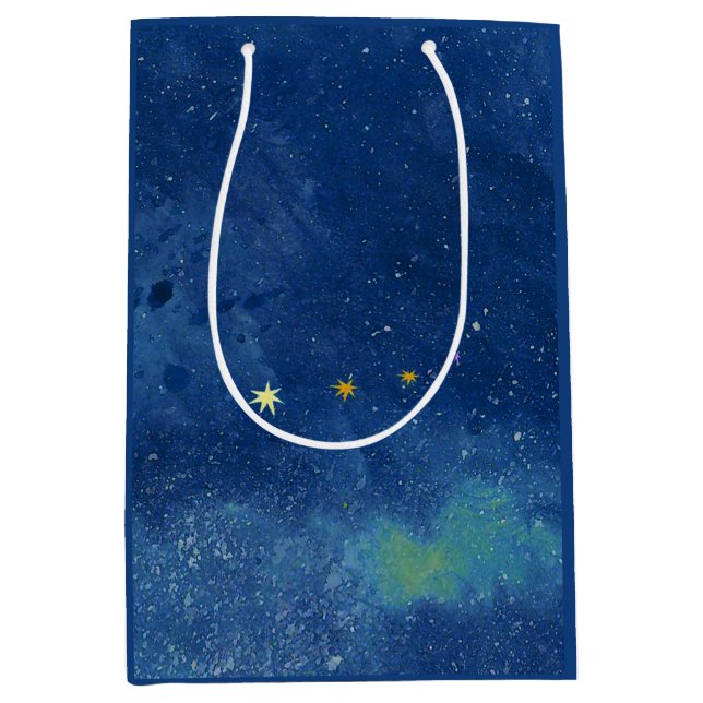 Sac Cadeau Moyen Le ciel étoilé (Devant)