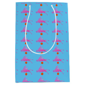 Sac Cadeau Moyen Le lapin sur la lune de miel