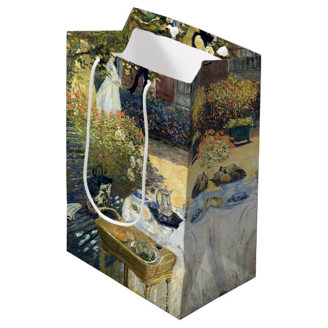 Sac Cadeau Moyen Le Luncheon Claude Monet (Devant Angle)