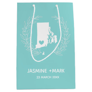 Sac Cadeau Moyen Le mariage de Rhode Island favorise la coutume