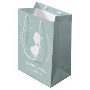 Sac Cadeau Moyen Le mariage du New Jersey favorise la coutume