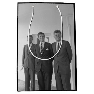 Sac Cadeau Moyen Le président John Kennedy et les frères American C