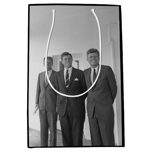 Sac Cadeau Moyen Le président John Kennedy et les frères American C (Devant)