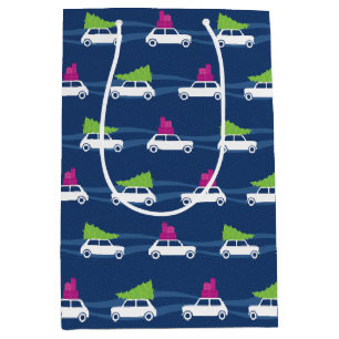 Sac Cadeau Moyen Le trafic de Noël de Mini Cooper