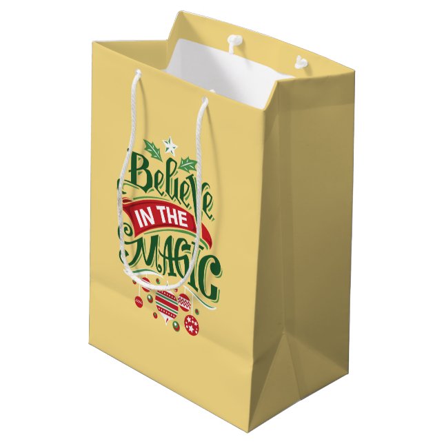 Sac Cadeau Moyen Le Typographe du Magic Christmas (Dos Angle)