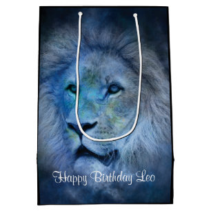 Sac Cadeau Moyen Leo Lion MGB Joyeux anniversaire