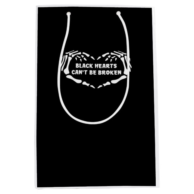 Sac Cadeau Moyen Les coeurs ne peuvent pas être classiques (Devant)