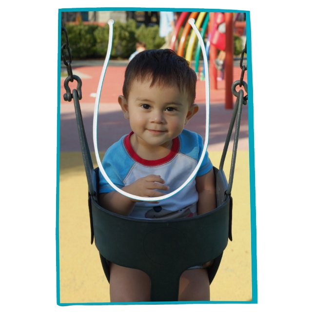 Sac Cadeau Moyen Les enfants de bébé ont personnalisé (Devant)