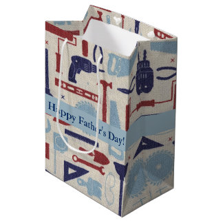 Sac Cadeau Moyen Les outils de papa