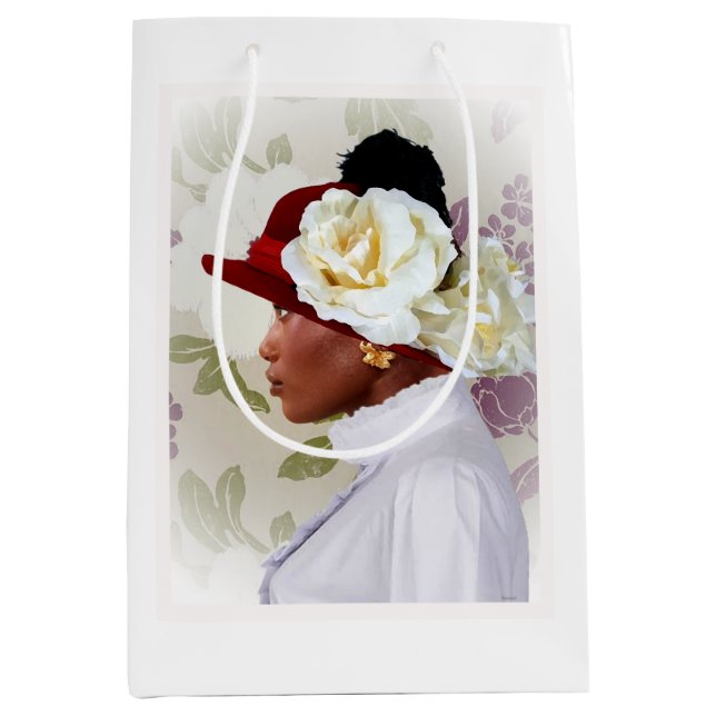 Sac Cadeau Moyen "Les rôles que les femmes noires ont joué à la Ren (Devant)