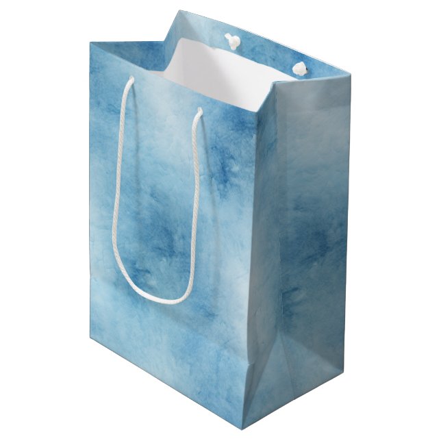Sac Cadeau Moyen Levrina - Bleached Denim (Devant Angle)
