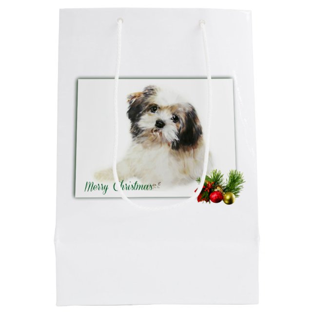 Sac Cadeau Moyen Lhassa Apso (Dos)