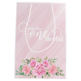 Sac Cadeau Moyen Little Miss ONEderful 1er Premier Anniversaire de