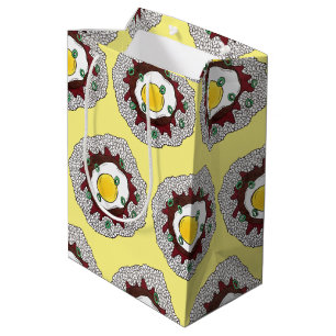 Sac Cadeau Moyen Loco Moco Cuisine hawaïenne Nourriture Riz Hamburg