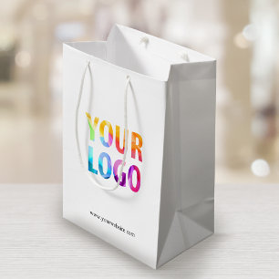 Sac Cadeau Moyen Logo de l'entreprise personnalisée Cadeau promotio