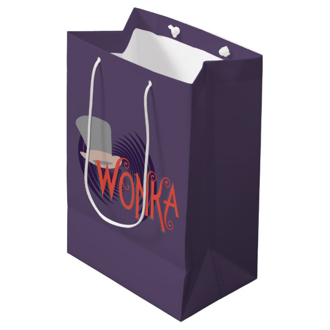 Sac Cadeau Moyen Logo Wonka Spiral (Devant Angle)