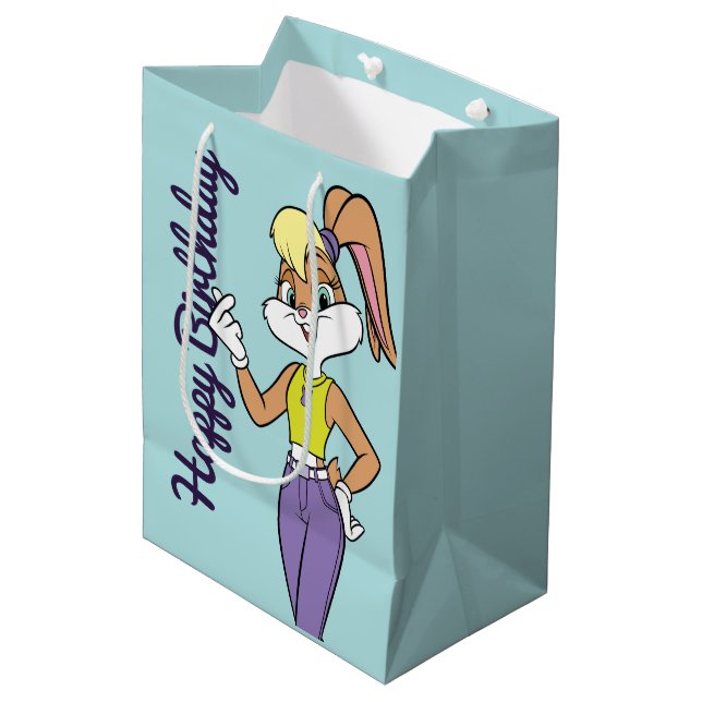 Sac Cadeau Moyen Lola Finger Heart (Devant Angle)