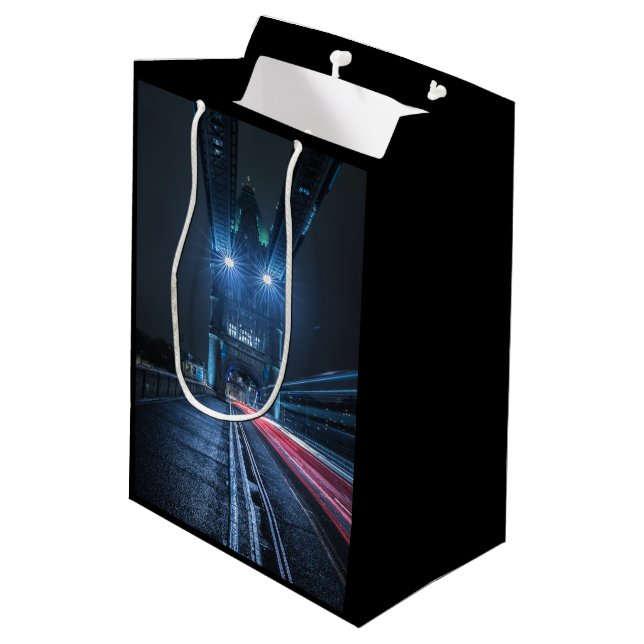 Sac Cadeau Moyen London Tower Bridge (Dos Angle)