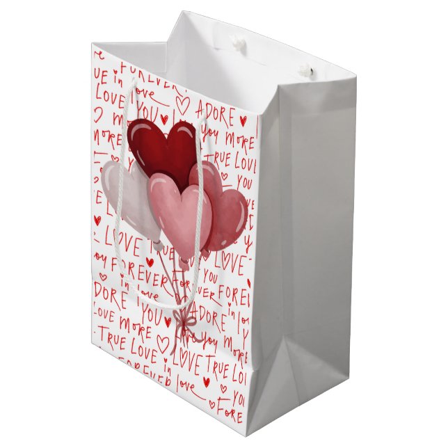 Sac Cadeau Moyen Love Vibes Medium Gift Bag (Devant Angle)